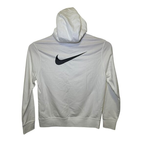 Nike Club Fleece Pullover Hoodie Sweatshirt White Men's Medium NWOT FB6574-100 - Picture 13 of 16